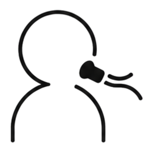 Breathing Icon Profile Illustration
