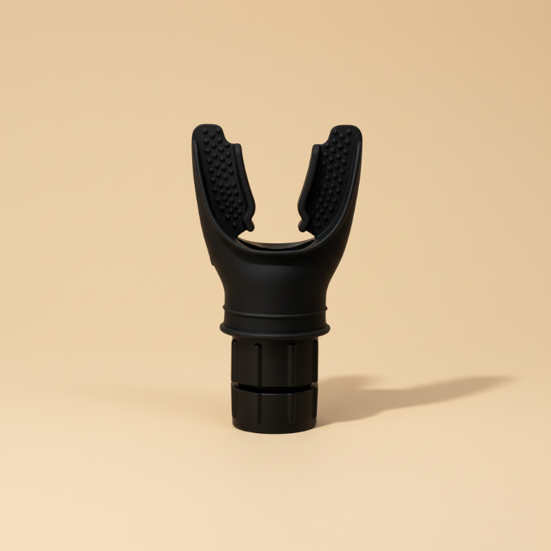 Product image of black breathing device straight
